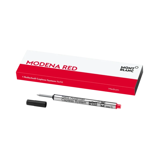 1 Rollerball-Nachfüllmine ohne Kappe, Modena Red – Medium