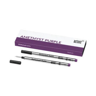 2 Rollerball-Minen, Amethyst Purple – Medium