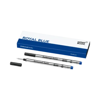 2 Rollerball-Minen, Royal Blue – Fine