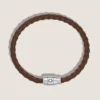 Armband Small, weiches Leder, Fauve Brown