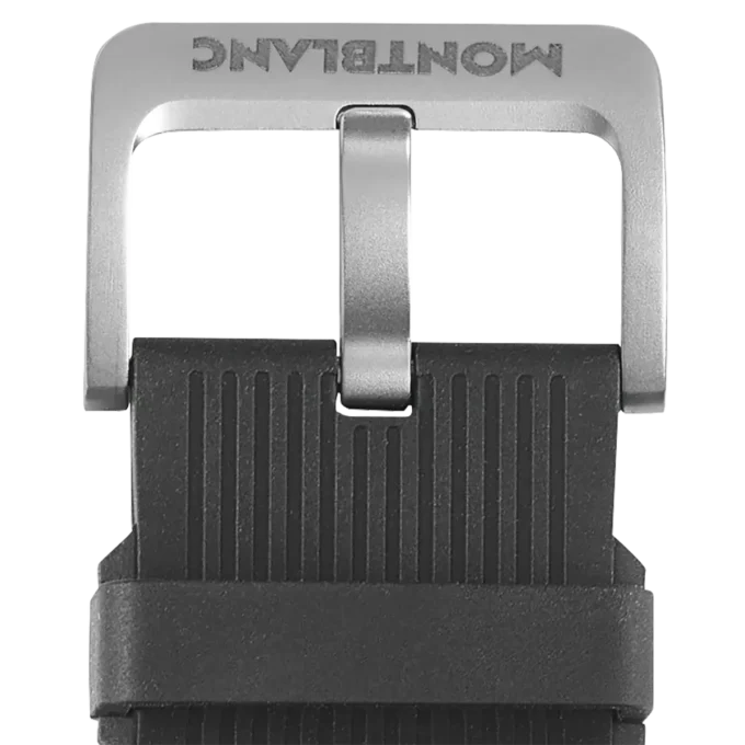 Gestreiftes schwarzes Kautschukarmband