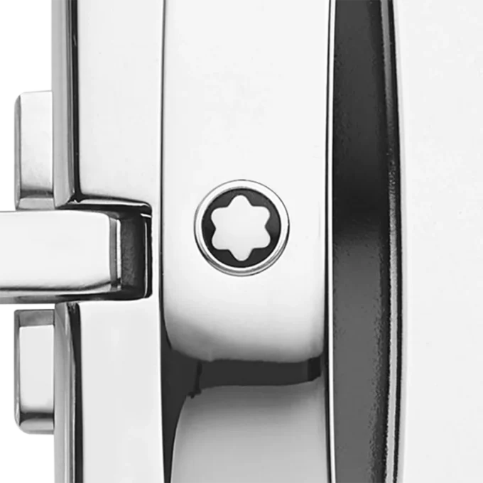 Hufeisen-Schnalle Sfumato British Green 35 mm Ledergürtel