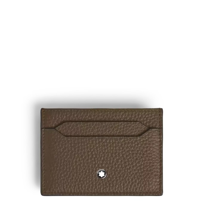 Kartenetui aus genarbtem Leder 5cc