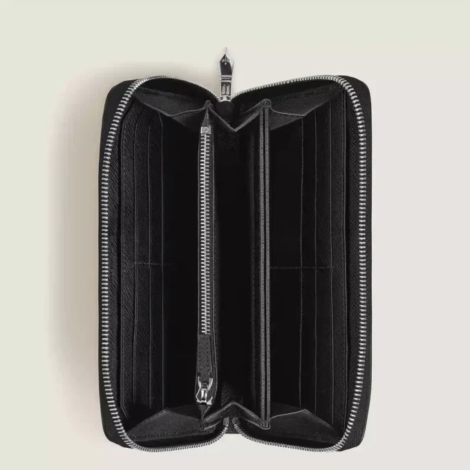 Maßgeschneiderte Brieftasche 12cc mit Reißverschluss