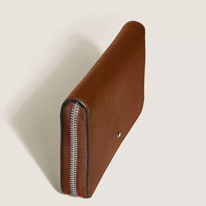 Maßgeschneiderte Brieftasche 12cc mit Reißverschluss