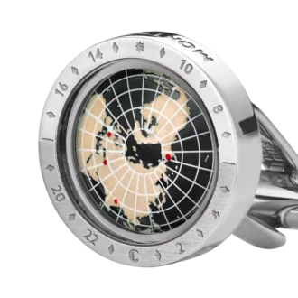 Montblanc 1858 Geosphere Manschettenknöpfe Schwarz