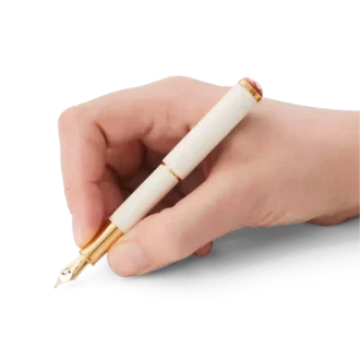 Montblanc Heritage Rouge et Noir „Baby” Sonderedition Elfenbeinfarbener Füllfederhalter F