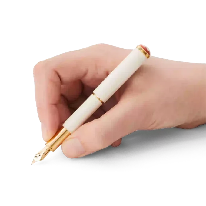 Montblanc Heritage Rouge et Noir „Baby” Sonderedition Elfenbeinfarbener Füllfederhalter F