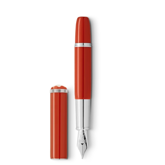 Montblanc Heritage Rouge et Noir „Baby” Sonderedition Korallenfarbener Füllfederhalter F