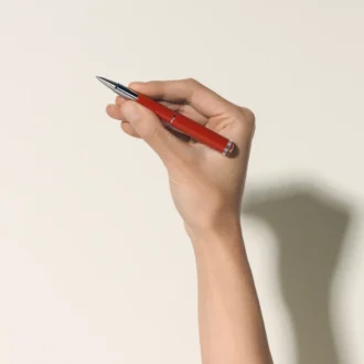 Montblanc Heritage Rouge et Noir „Baby” Sonderedition Rollerball in Korallenfarbe