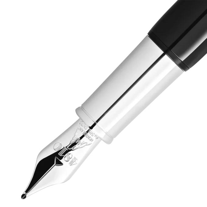 Montblanc Heritage Rouge et Noir „Baby” Sonderedition schwarzer Füllfederhalter