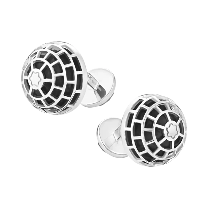 Montblanc Meisterstück Manschettenknöpfe mit Onyxstein