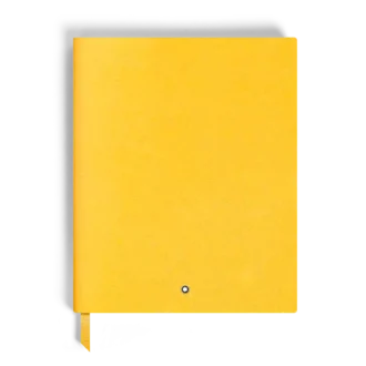 Notizbuch Large, Saffiano-Leder, Modena Yellow – linierte Seiten
