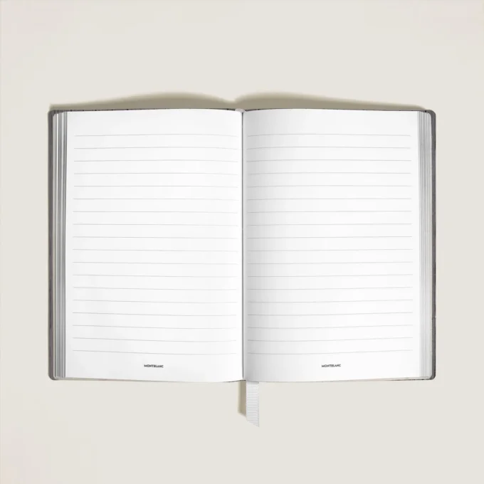 Notizbuch mittlerer Größe aus Corteccia-Leder, linierte Seiten