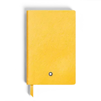Notizbuch Small, Saffiano-Leder, Modena Yellow – linierte Seiten
