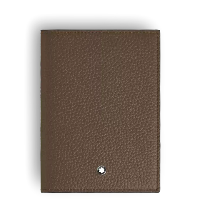 Passhalter aus genarbtem Leder