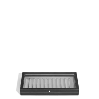 Sammlerbox für 12 Schreibgeräte aus lackiertem Holz