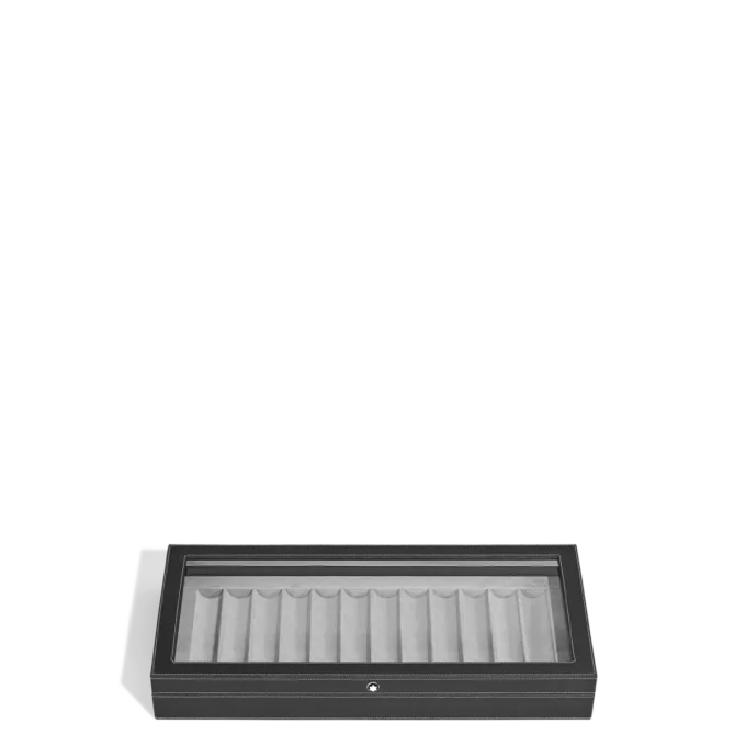 Sammlerbox für 12 Schreibgeräte aus lackiertem Holz