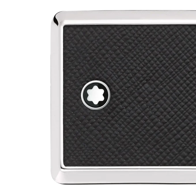 Schwarzer 30-mm-Ledergürtel