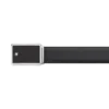 Schwarzer 30-mm-Ledergürtel