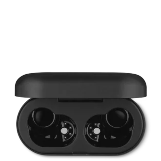 Schwarzes Ladecase für Montblanc MTB 03 In-Ear-Kopfhörer