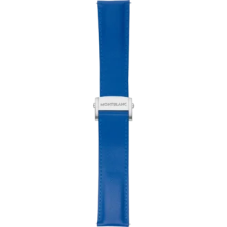 Summit 2 Saphirblaues Lederarmband